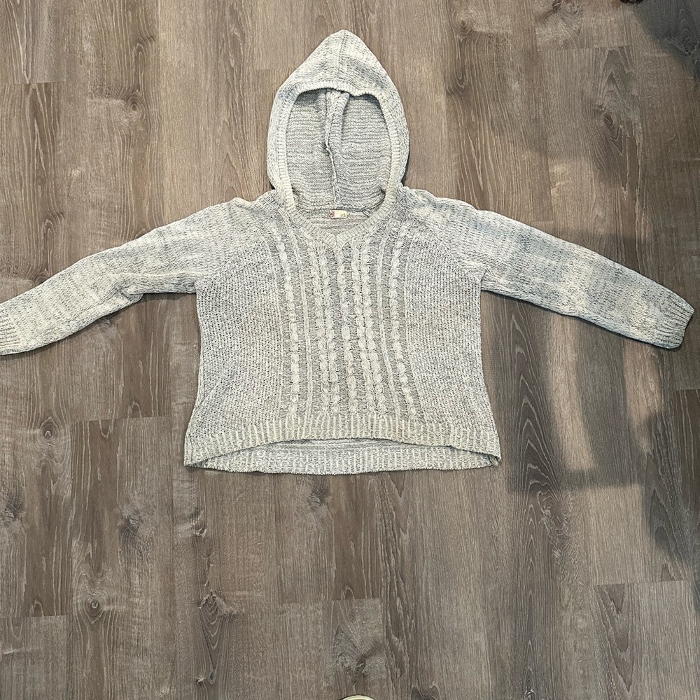 SO Hooded Grey Sweater Size XL
